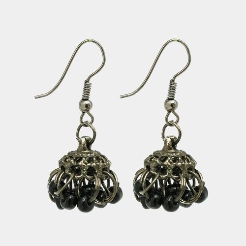 Indian Oxidized Small Jhumki Earrings