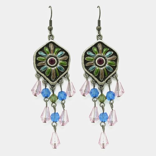 Drop Tussles Oxidized Earrings