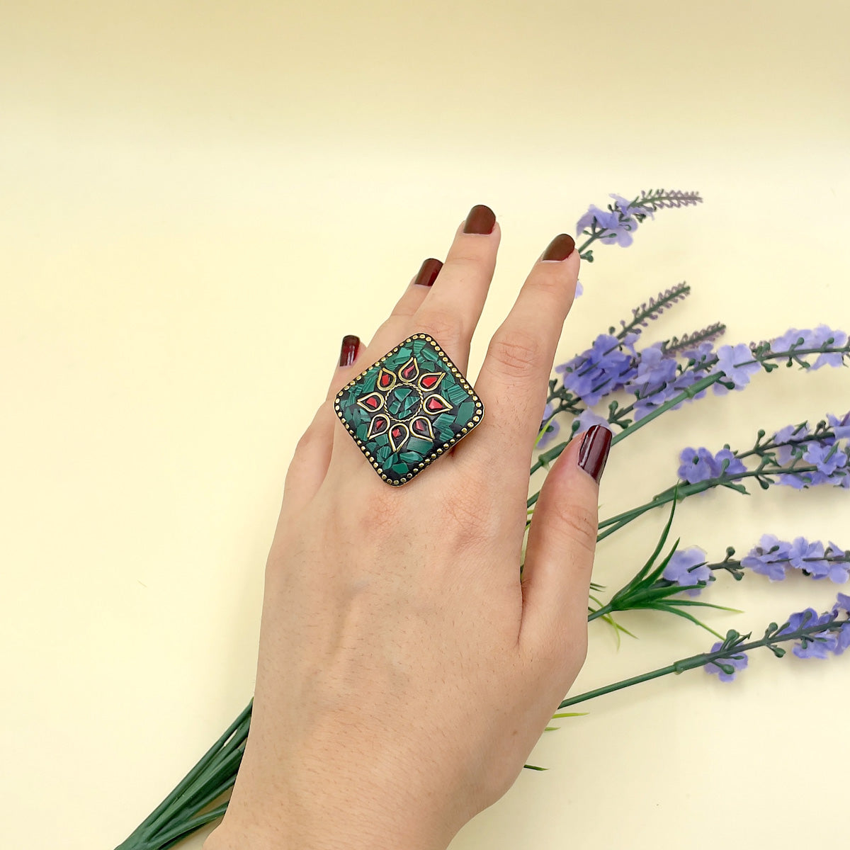 Afghani Adjustable Large Ring - Image 2